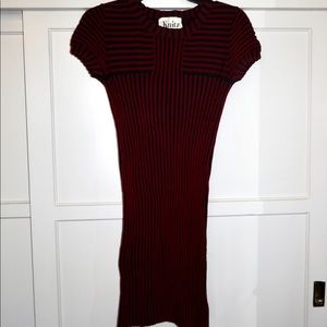 FL&L Knitz Striped Mini Dress